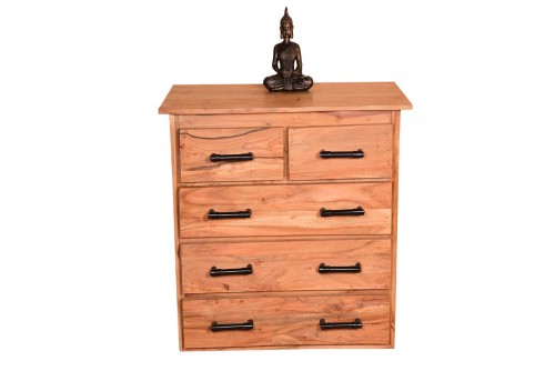 Hoary design bleach finish chest of drawer 