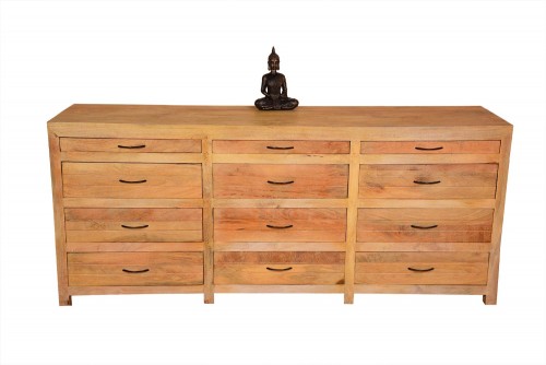 Hoary design rustic  finish chest of drawer 