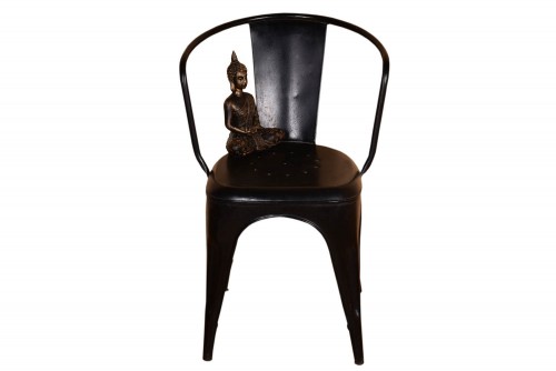 Molding  metal black finish chair