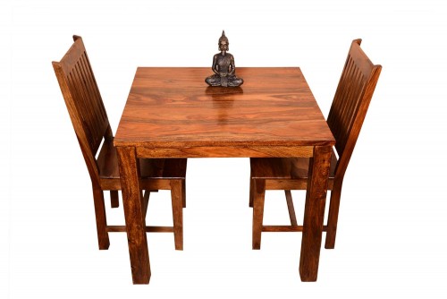 4 Seater Compact Square Dining Table Set