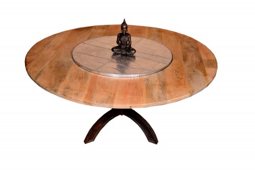 6 Seater Revolving Round Dining Table  Set