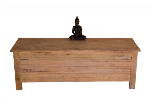 Shutter coffee table trunk box