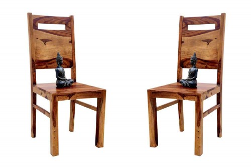Pair of Glaring sheesham wood chair