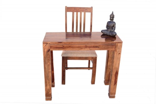Classic bottom curved leg teak finish study table