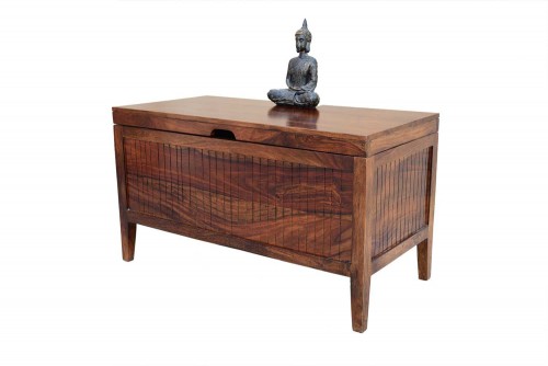 Grepo teak finish storage box