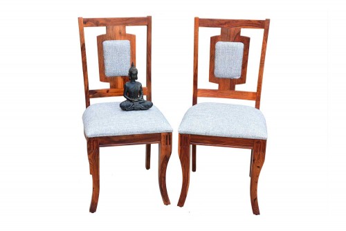 Set of Arewto curve upholstery chair