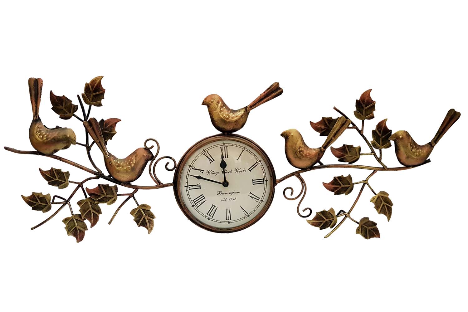Buy Iron bird clock Home Decor, Iron Decor Furniture