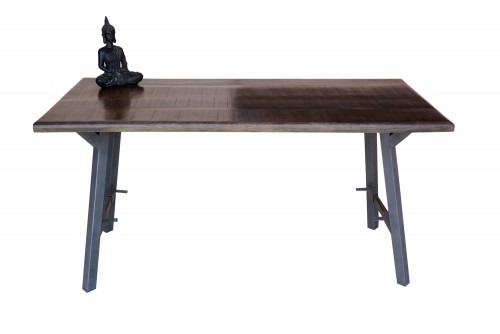 4 seater wrangle industrial dining table