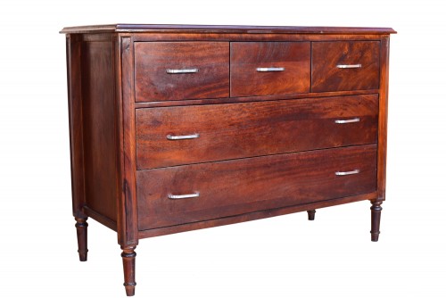 Visaya solid wood 5 drawer chest cabinet