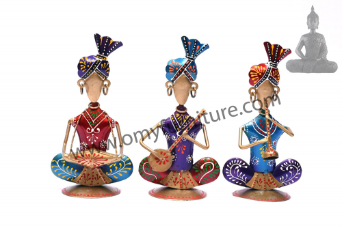 Musician Sitting Sardar Set of 3