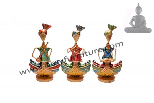 Traditional Musician sitting sardars set of 3
