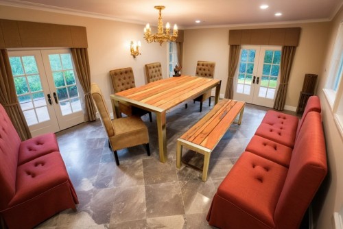 6  Seater Beach Star Dining Table Set With Bench 