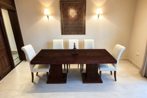 6 Seater Spl Pedestal Dining Table  Set