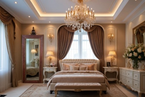 Wall  hanging long mirror frame 