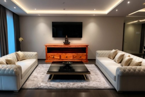 Rare modern design tv unit with three drawer