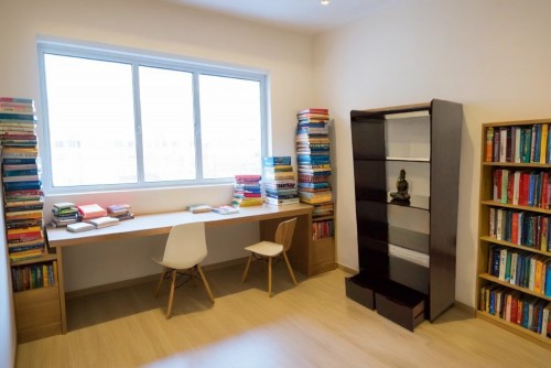 Open heart Two drawer book shelf