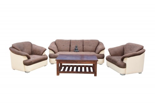  Monarchy 3+1+1 sofa set with Strip bottom self coffee table