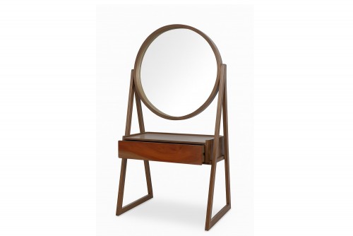 wooden free stand mirror