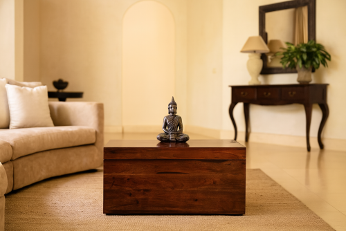  Fond walnut finish box