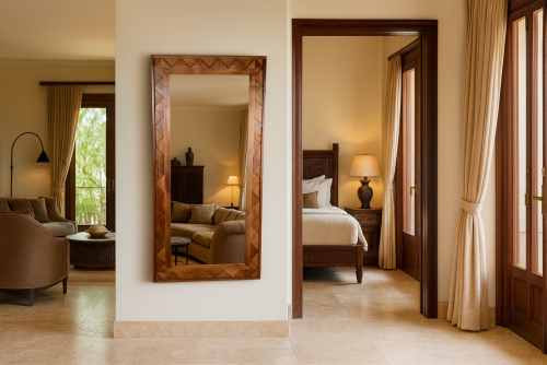Wall hanging  Border design mirror frame 