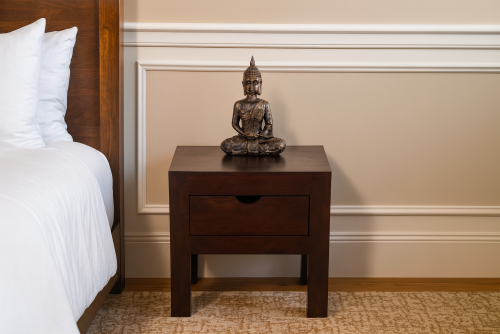 Pylon curve one drawer bedside