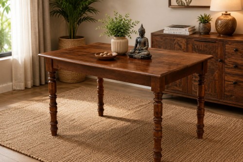 Mango wood Retro dining table
