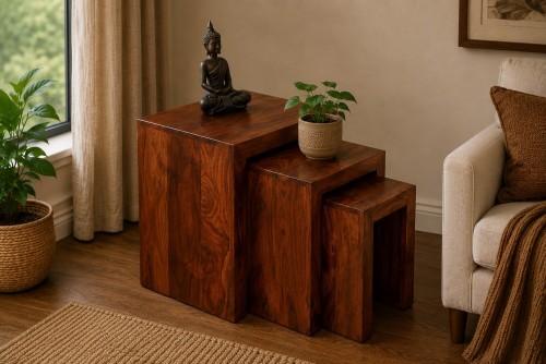 Jamboree rectangle wide leg stool