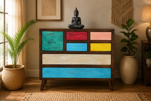 sanhok antique colour chest of drawer