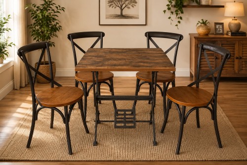 4 Seater Restro Tailor Dining  Table Set