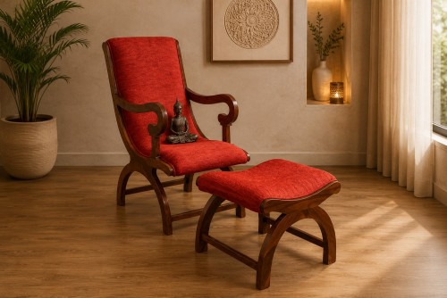 Ease day bed chair with upholstery