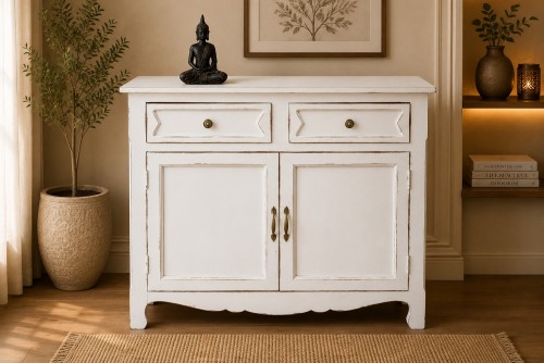 Crown 2 drawer antic  side board