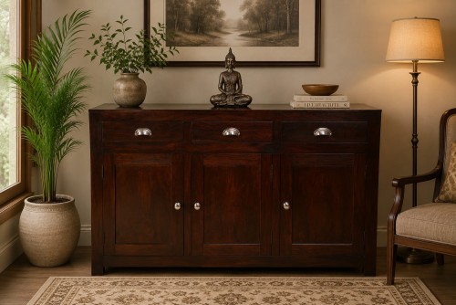 Royal three drawer three door sideboard