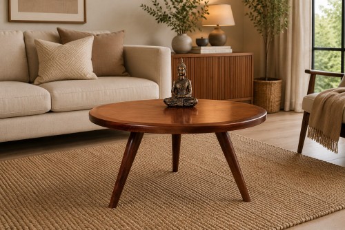 Turban roung leg coffee table