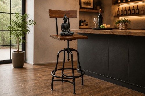 Cresto revolving bar chair